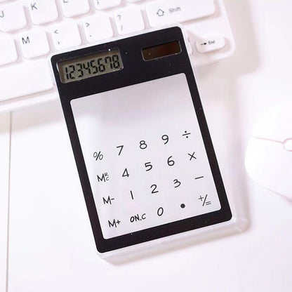 Promotional New Transparent Calculator With Premium Logo Display