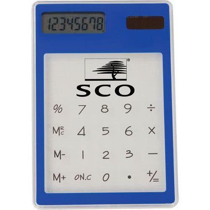 Promotional New Transparent Calculator With Premium Logo Display