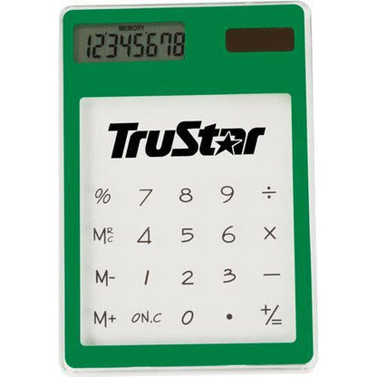 Promotional New Transparent Calculator With Premium Logo Display