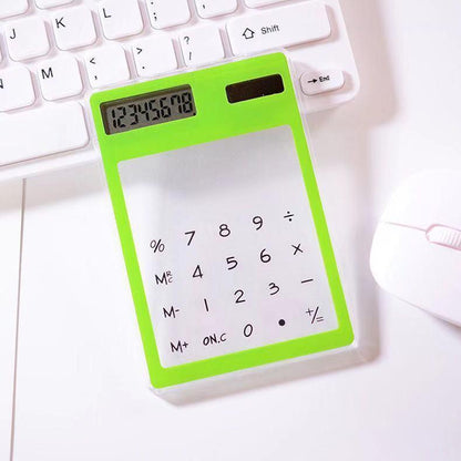 Promotional New Transparent Calculator With Premium Logo Display