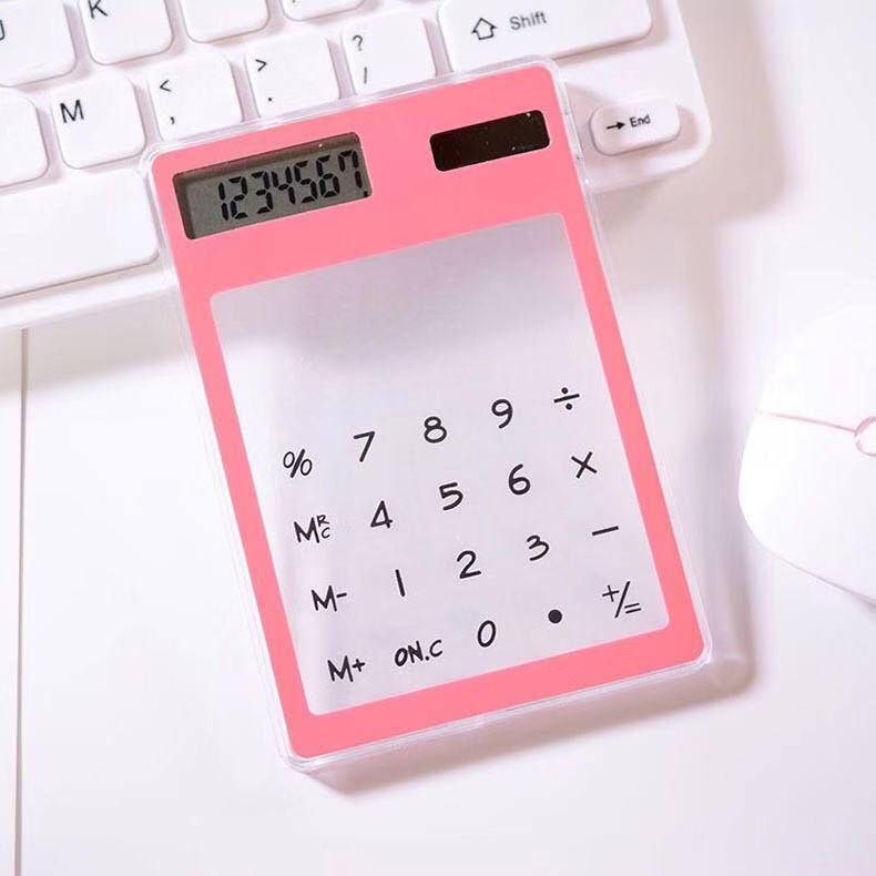 Promotional New Transparent Calculator With Premium Logo Display
