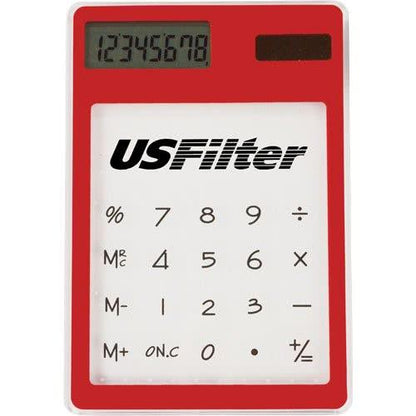 Promotional New Transparent Calculator With Premium Logo Display