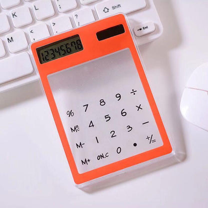 Promotional New Transparent Calculator With Premium Logo Display