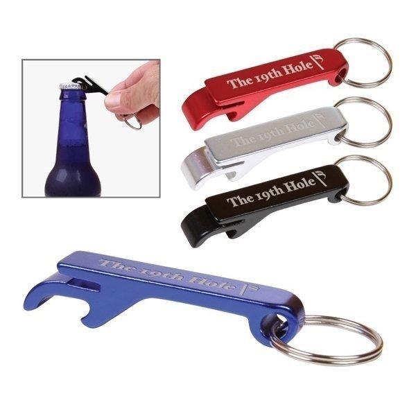 Promotional Custom Logo Aluminum Custom Bottle Opener Key Tag
