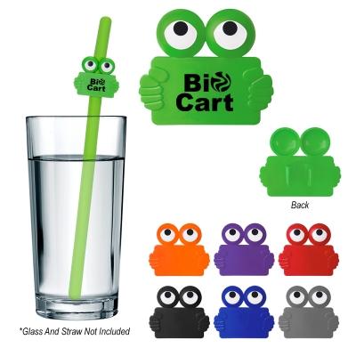 Promotional Custom Logo Clipster Buddy Straw Clip