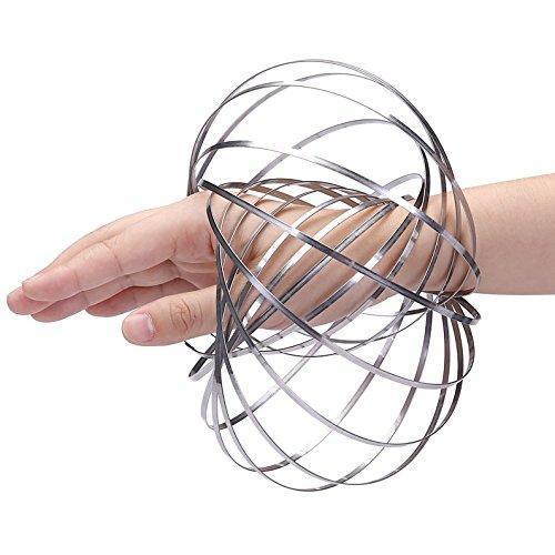 Flow Body Rings Popular Flow Rings for wholesale, Kinetic Spring Toy 3D Sculpture Ring ...