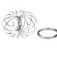 Bulk Popular Flow Ring for wholesale, Kinetic Spring Toy 3D Sculpture Ring