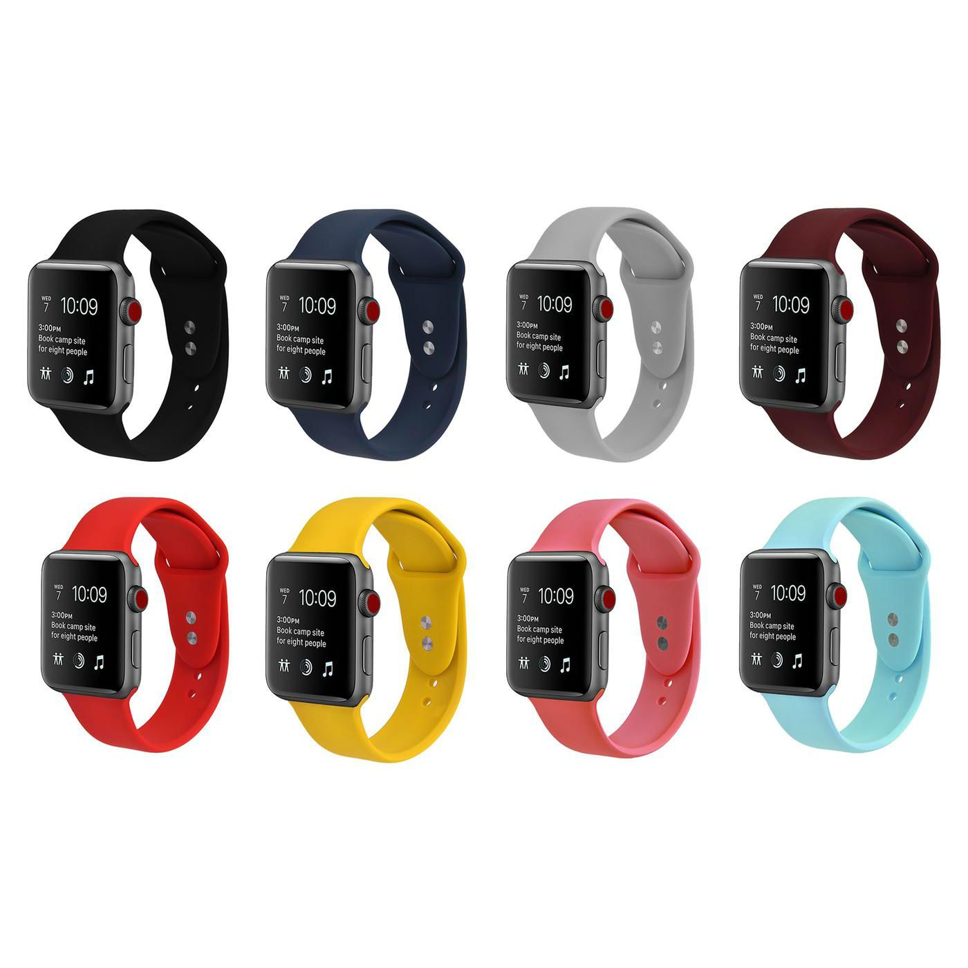 Wholesale Apple Design Sport Replacement Band for Apple Watch Series 1, 2, 3, 4, 5 & Sport