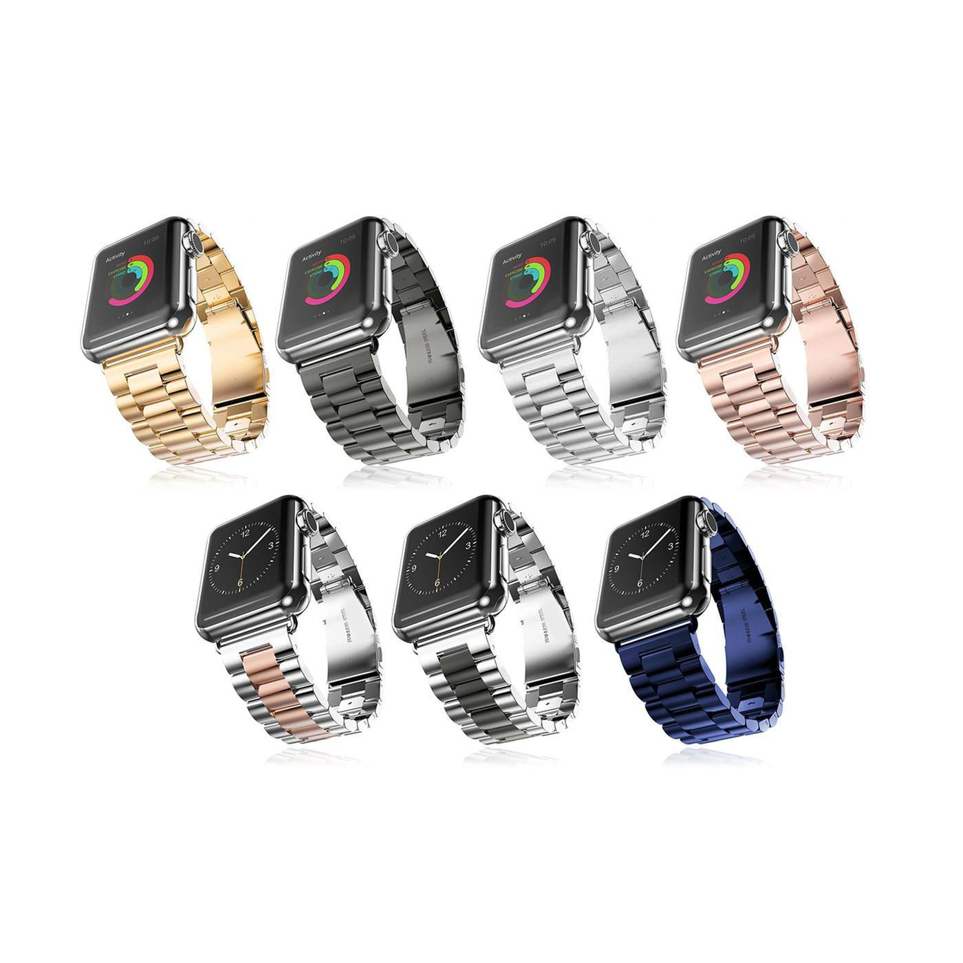Wholesale Stainless Steel Bands for Apple Watch Series 1, 2, 3, 4 & 5