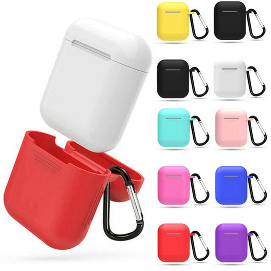 Wholesale Bulk Protective Keychain Airpod1/2 Covers Solid Colors