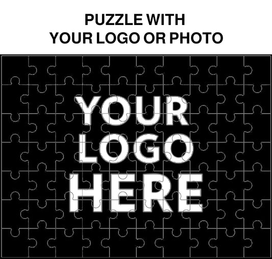 Custom Logo Puzzles Promotional Business Logo or Photo Printed Puzzles
