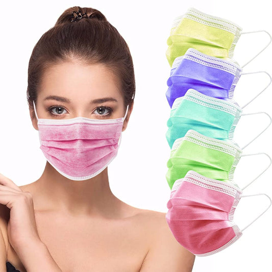Wholesale Disposable Masks 3 Layers, Bulk Disposable Masks - All Colors