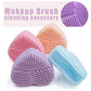 Wholesale Bulk Heart Shape Clean Makeup Brushes - Mix Colors