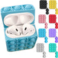 Bulk Wholesale Pop It Airpod 1/2 Case Cover, Pop Fidget Shockproof Case With Key Chain